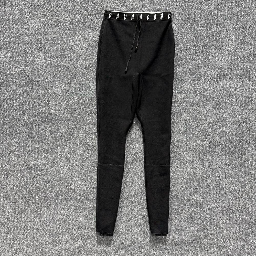 Turbo Leggings Womens 3 Black High Rise Elastic Waist Ankle Stretch Pants Spain